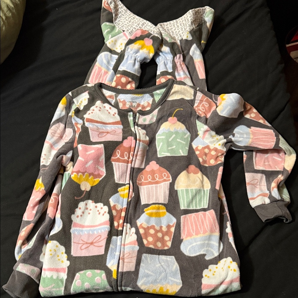 Carter's Cupcake Print Kids Pajama Set - Multicolor